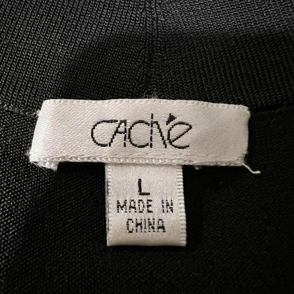 Cache Black Mesh Flame Appliqu Halter Top Y2k / E… - image 7